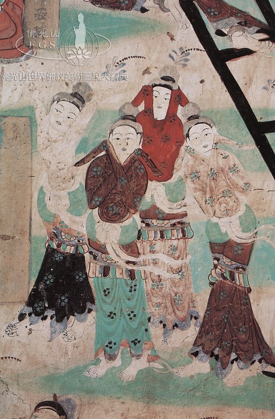 Mogao Cave 130: Lady Wang as Donor