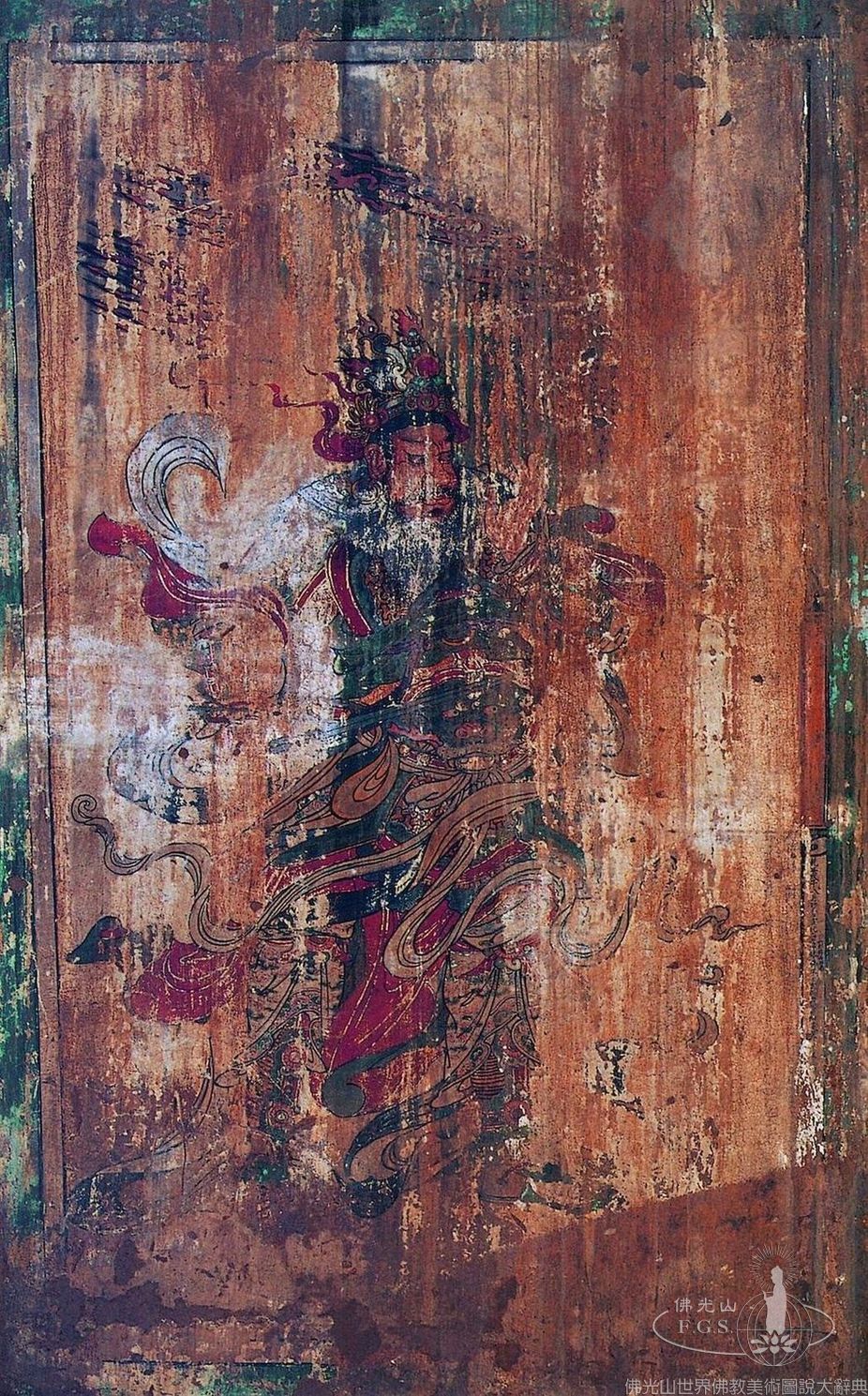 Zhaohua Temple Great Hero Hall: Water and Land Dharma Service Murals - Vajrapanibalins