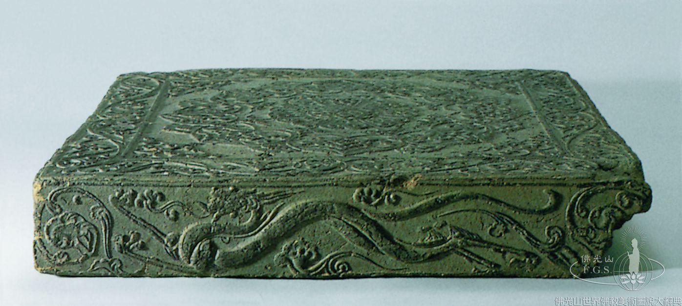 Hwangnyongsa Temple: Tile with Floral Design