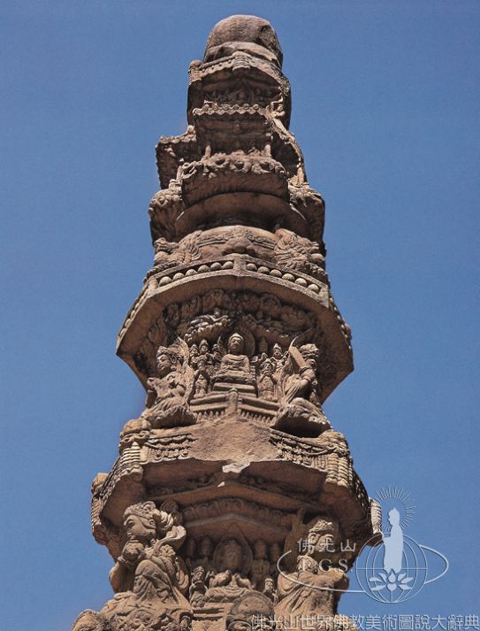 Dali Sutra Pillar Sculptures
