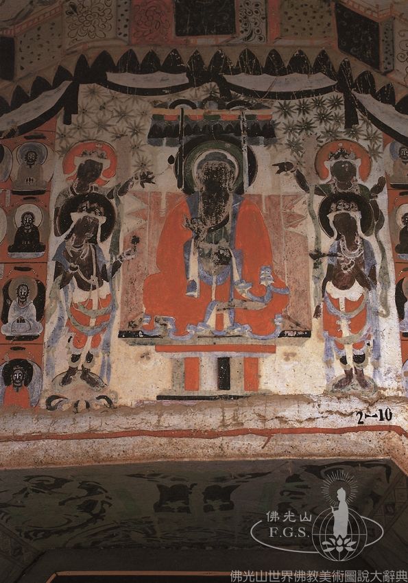 Mogao Cave 302: Buddhas Teaching the Dharma