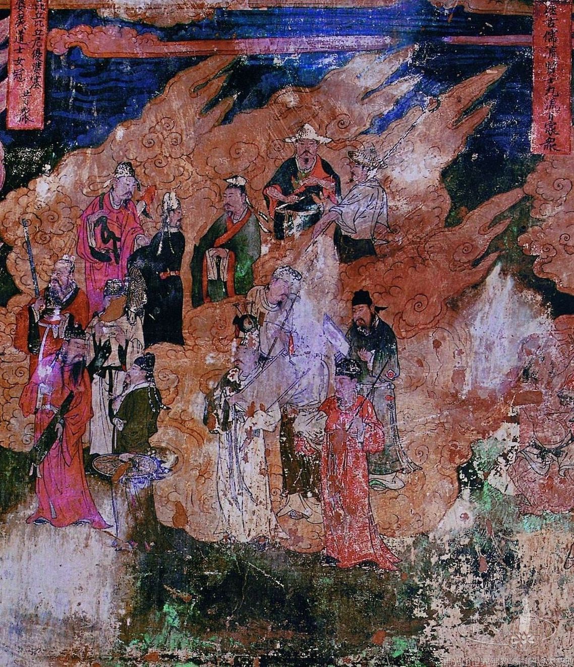 Zhaohua Temple Great Hero Hall: Water and Land Dharma Service Murals