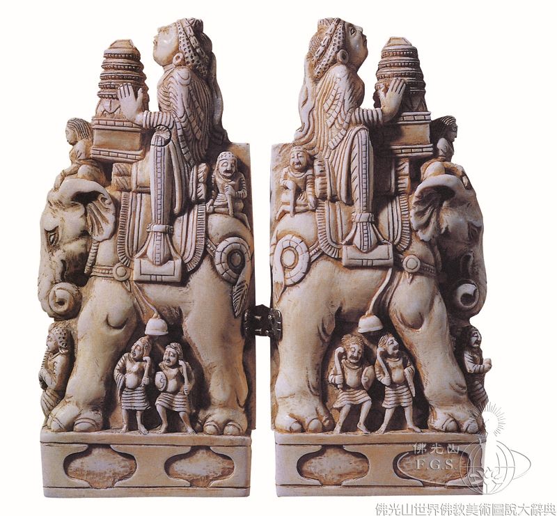 Yulin Caves: Portable Shrine with the Life of the Buddha