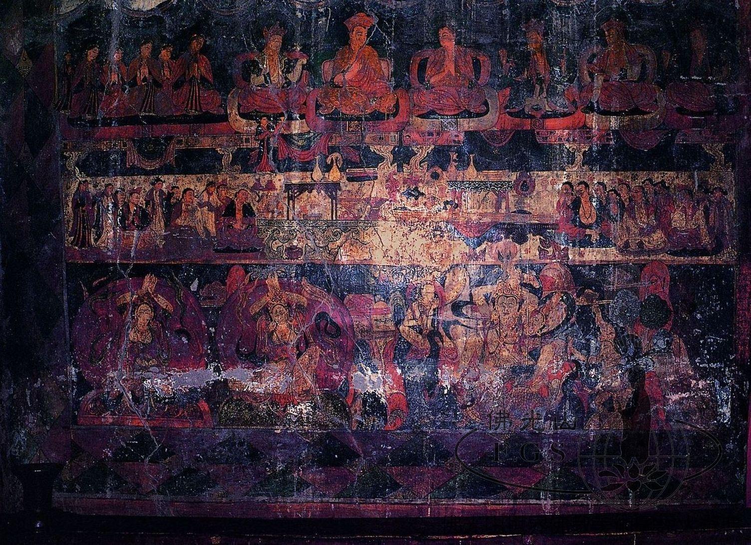 Toling Monastery Central Hall Inner Shrine: Guge King Meeting Atisa