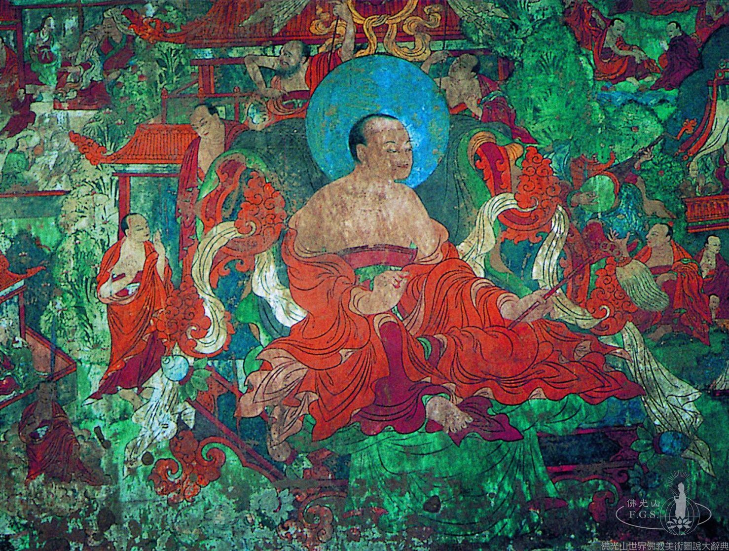 Nyentok Monastery Maitreya Shrine: Sixteen Arhats