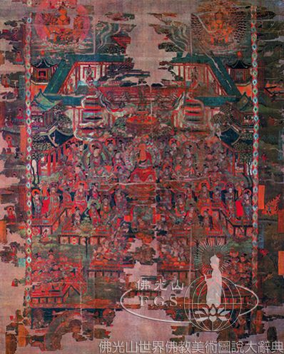 Mogao Cave 17: Illustration of the Medicine Buddha Sutra