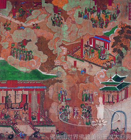 Ssanggyesa Temple Hall of Eight Pictures: Life of the Buddha - Eight Great Events