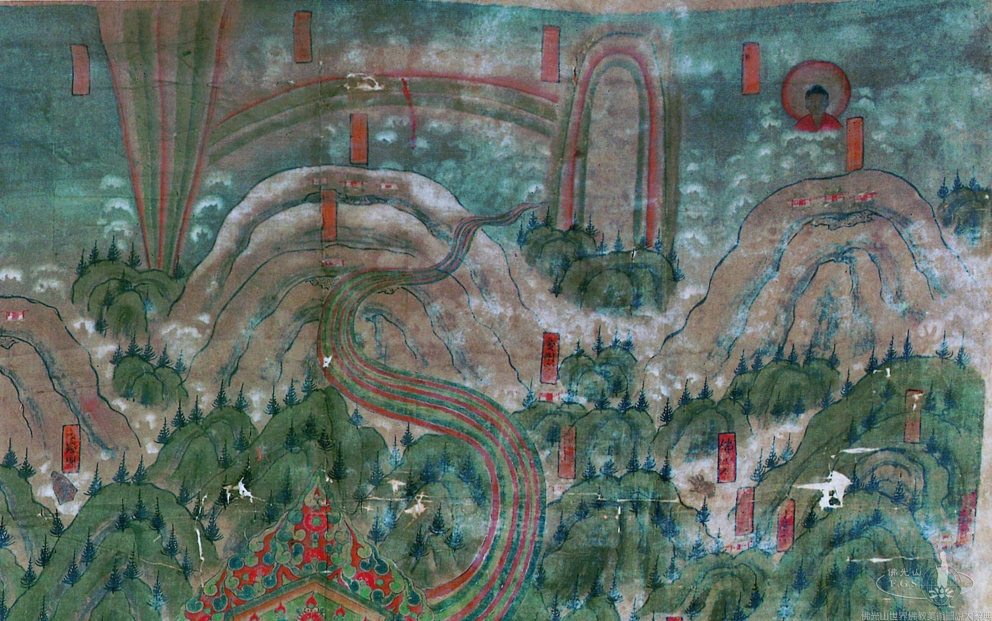 Mogao Cave 17:Manjusri Bodhisattva at Wutaishan