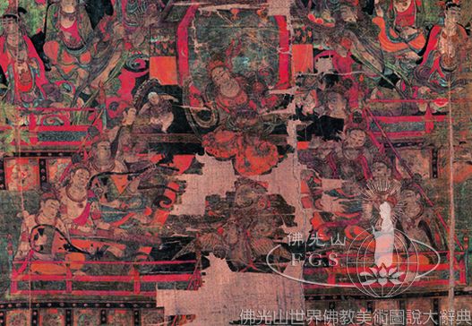 Mogao Cave 17: Illustration of the Medicine Buddha Sutra