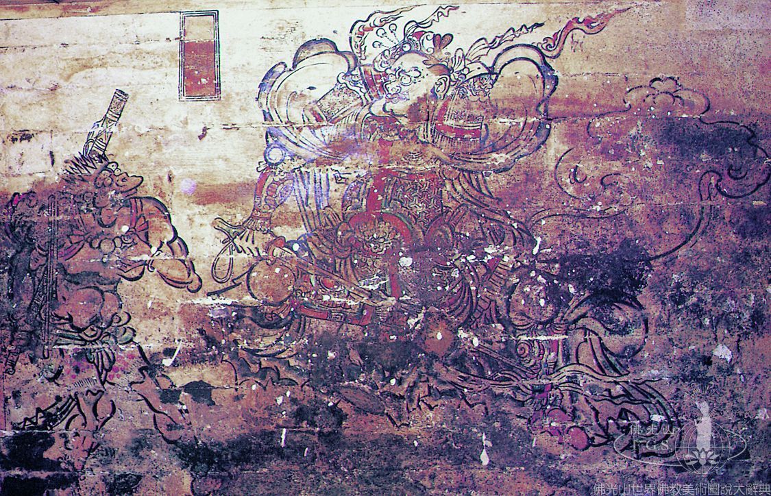 Wugou Jingguang Pagoda: Four Heavenly Kings