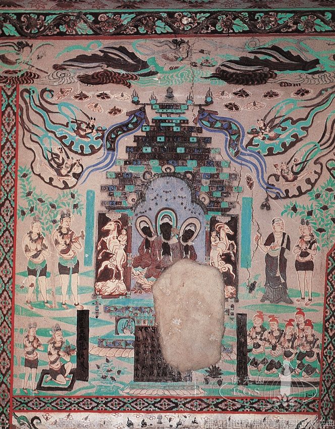 Mogao Cave 76: Eight Sacred Stupas