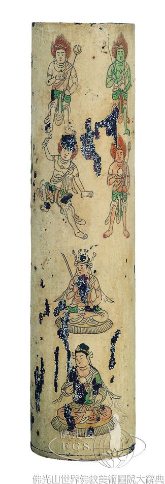 Kozanji Temple: Dharmacakra Cylinder