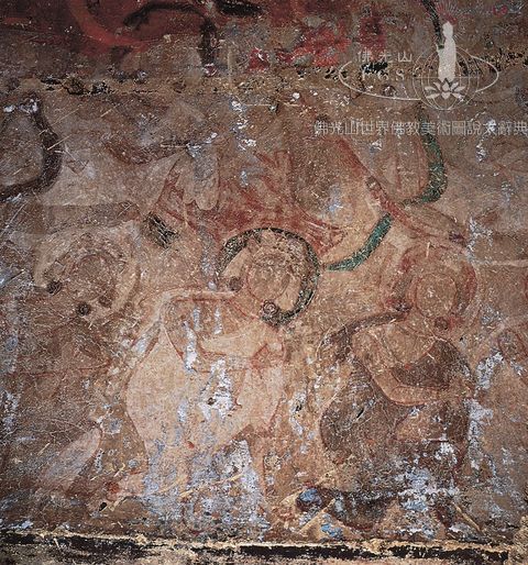 Jinta Temple West Cave: Murals