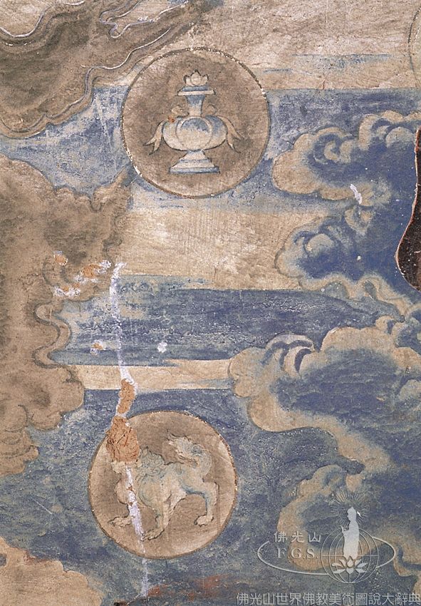 Mogao Cave 61: Illustration of the Tejaprabha Buddha Dharani Sutra - Twelve Zodiac Signs