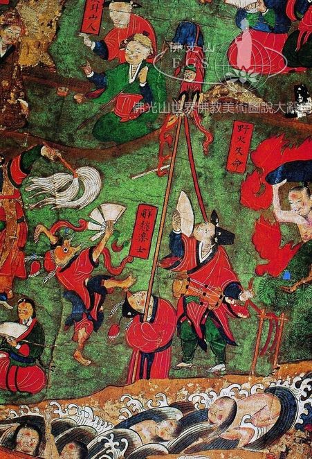 Tongdosa Temple: Illustration of the Ullambana Sutra