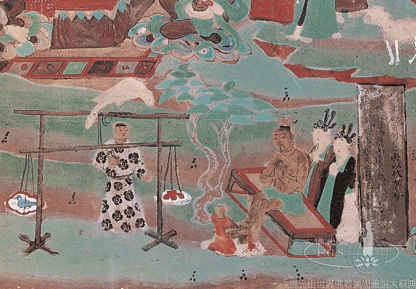 Mogao Cave 85: Illustration of the Lankavatara Sutra