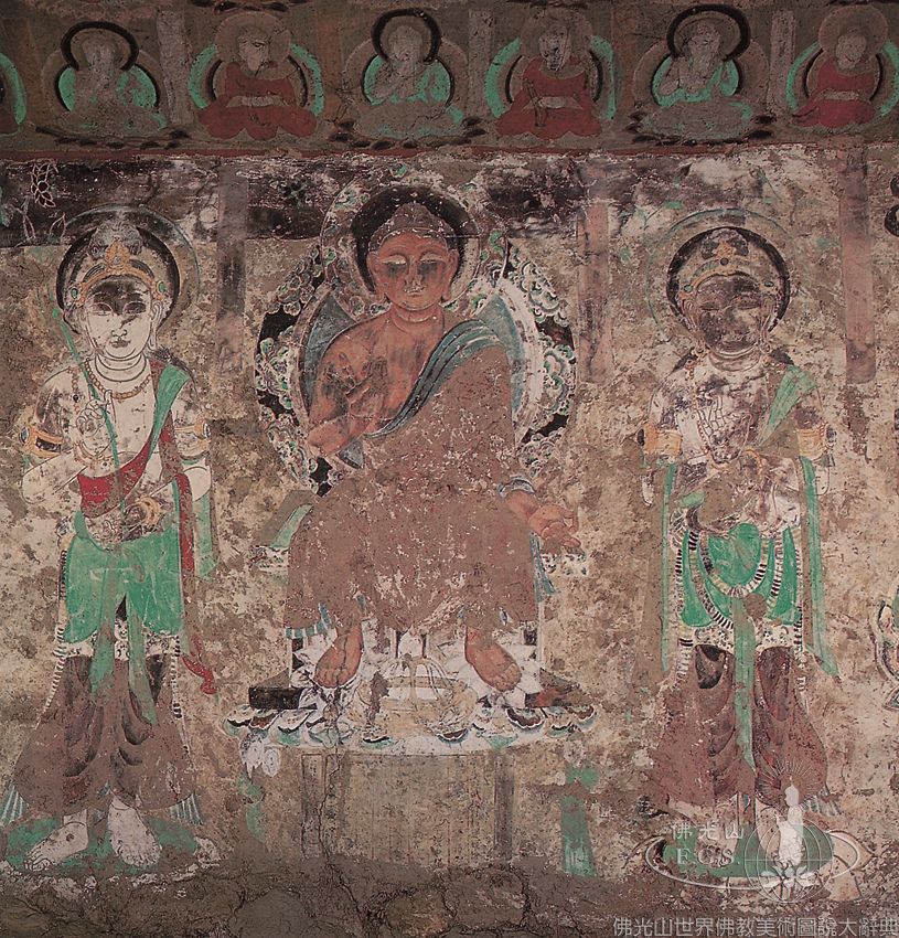 Mogao Cave 217: Illustration of the Amitayurdhyana Sutra - Sixteen Contemplations