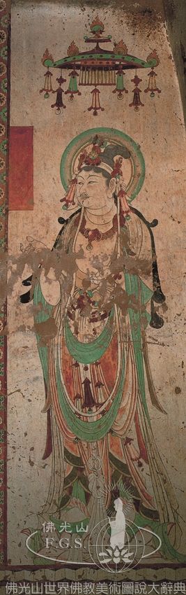 Yulin Cave 25: Standing Bodhisattvas