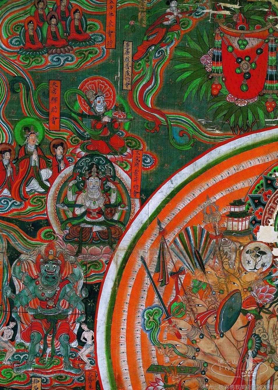 Mogao Cave 17: Thousand-Armed, Thousand-Eyed Avalokitesvara