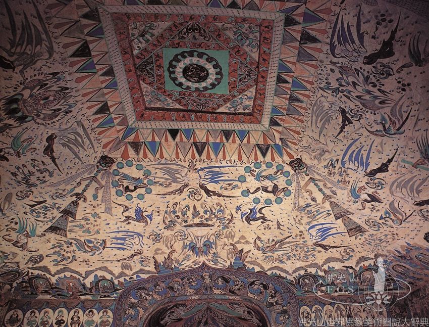 Mogao Cave 285: Ceiling