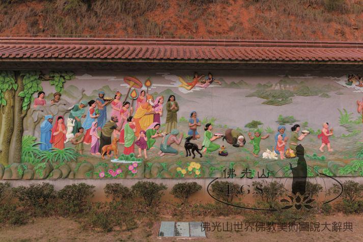 Dajue Temple: Buddha and Disciples in Procession