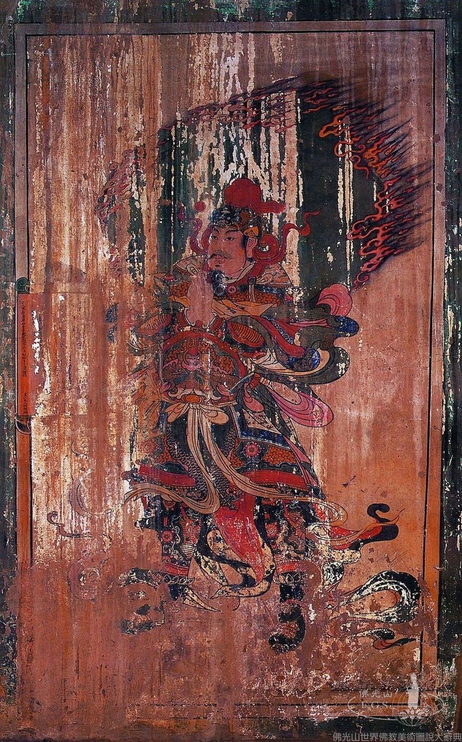 Zhaohua Temple Great Hero Hall: Water and Land Dharma Service Murals - Vajrapanibalins