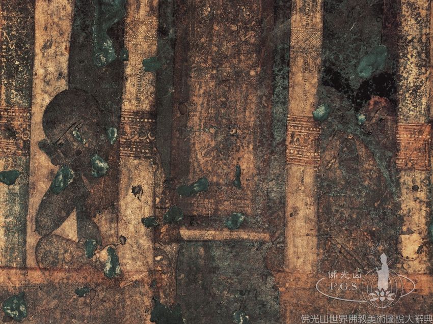 Ajanta Cave 16: Life of the Buddha - Renunciation of Nanda