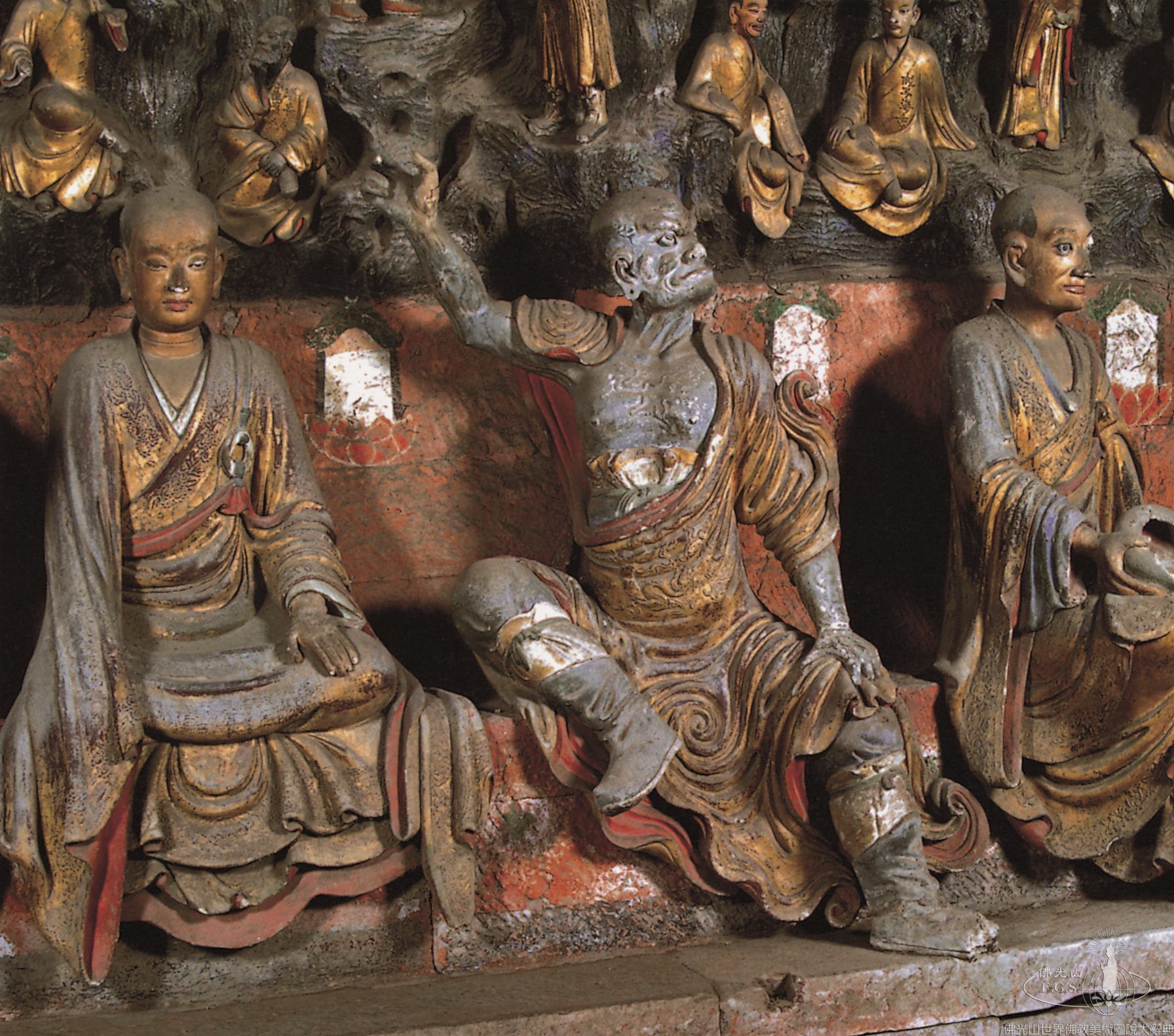 Guanyin Temple Avalokitesvara Hall: Five Hundred Arhats