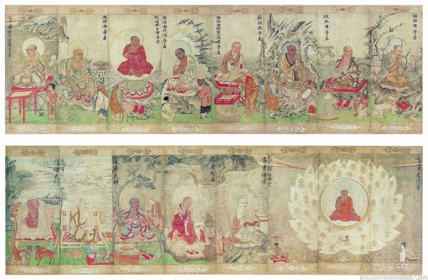 Long Scroll of Buddhist Images