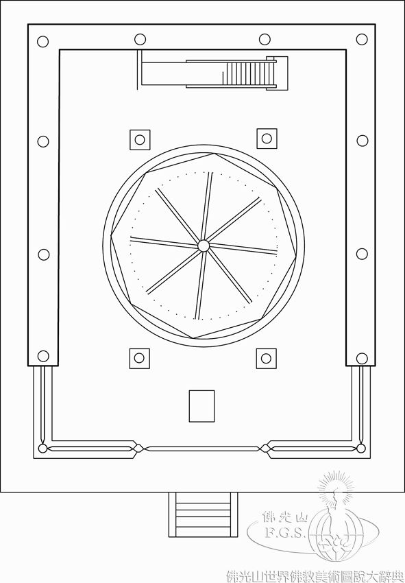 Longxing Temple Revolving Sutra Repository