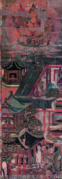Mogao Cave 17: Illustration of the Medicine Buddha Sutra