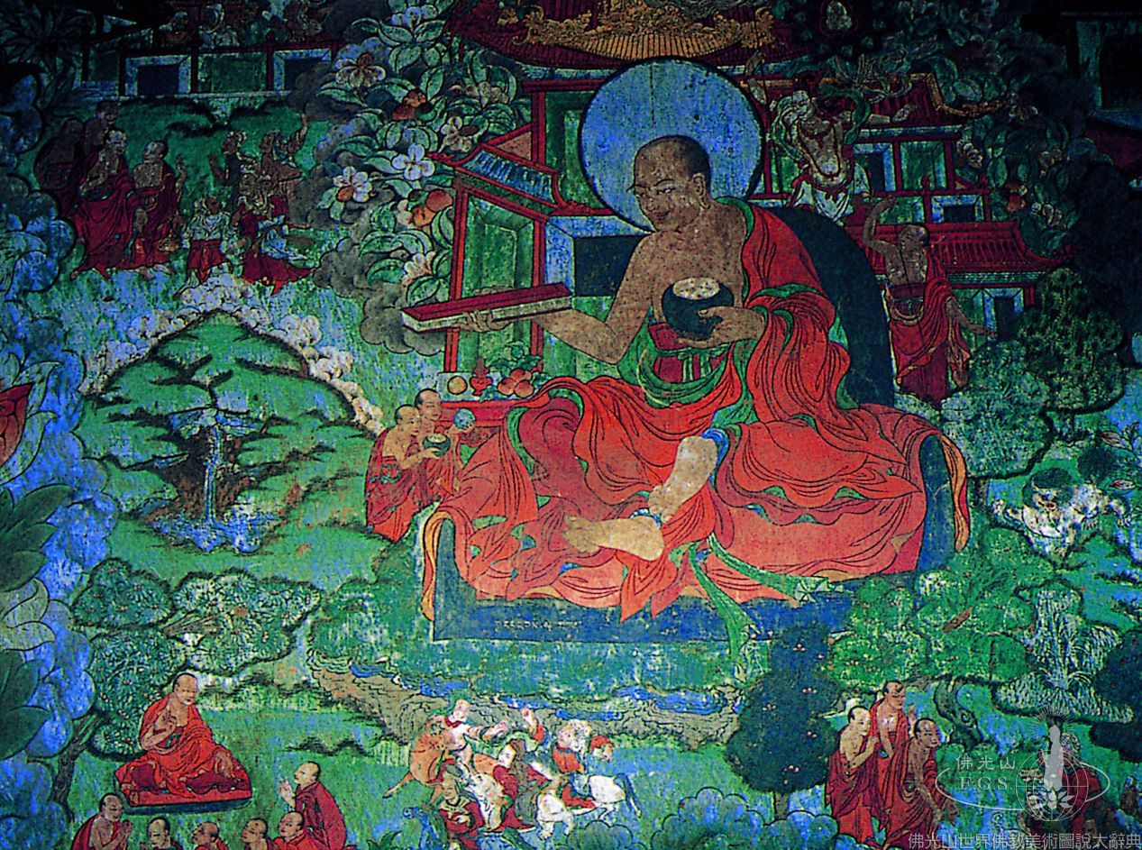 Nyentok Monastery Maitreya Shrine: Sixteen Arhats
