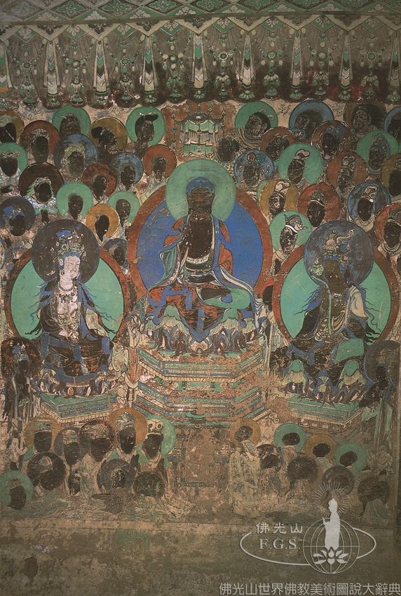 Yulin Cave 2: Buddha Teaching the Dharma