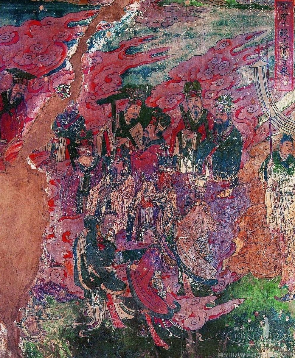 Zhaohua Temple Great Hero Hall: Water and Land Dharma Service Murals