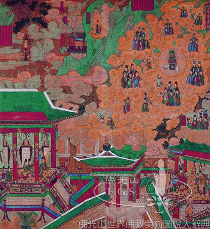 Ssanggyesa Temple Hall of Eight Pictures: Life of the Buddha - Eight Great Events