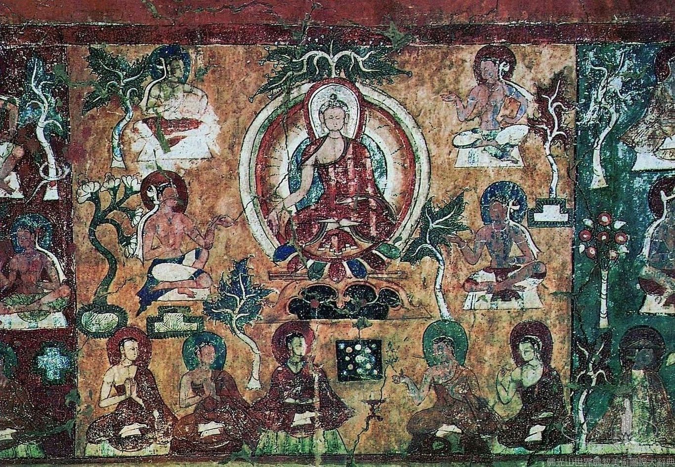 Alchi Monastery Three Story Hall: Five Dhyani Buddhas