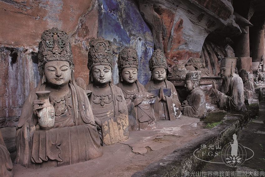 Dazu Rock Carvings Baodingshan Great Buddha Bay Niche 11: Reclining Buddha