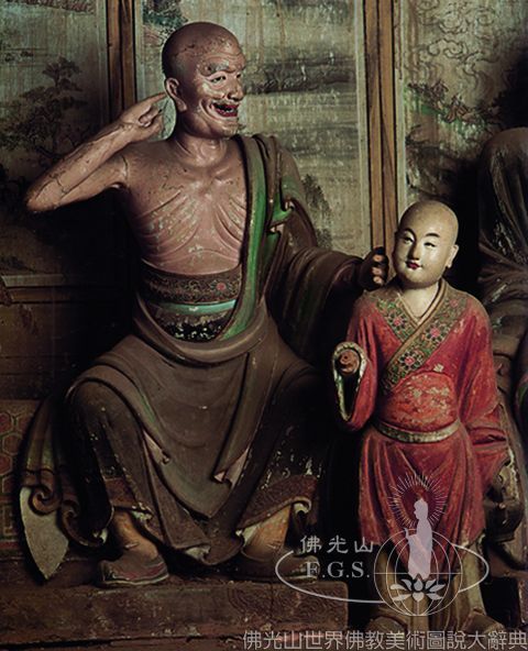 Zishou Temple Arhat Hall: Sixteen Arhats