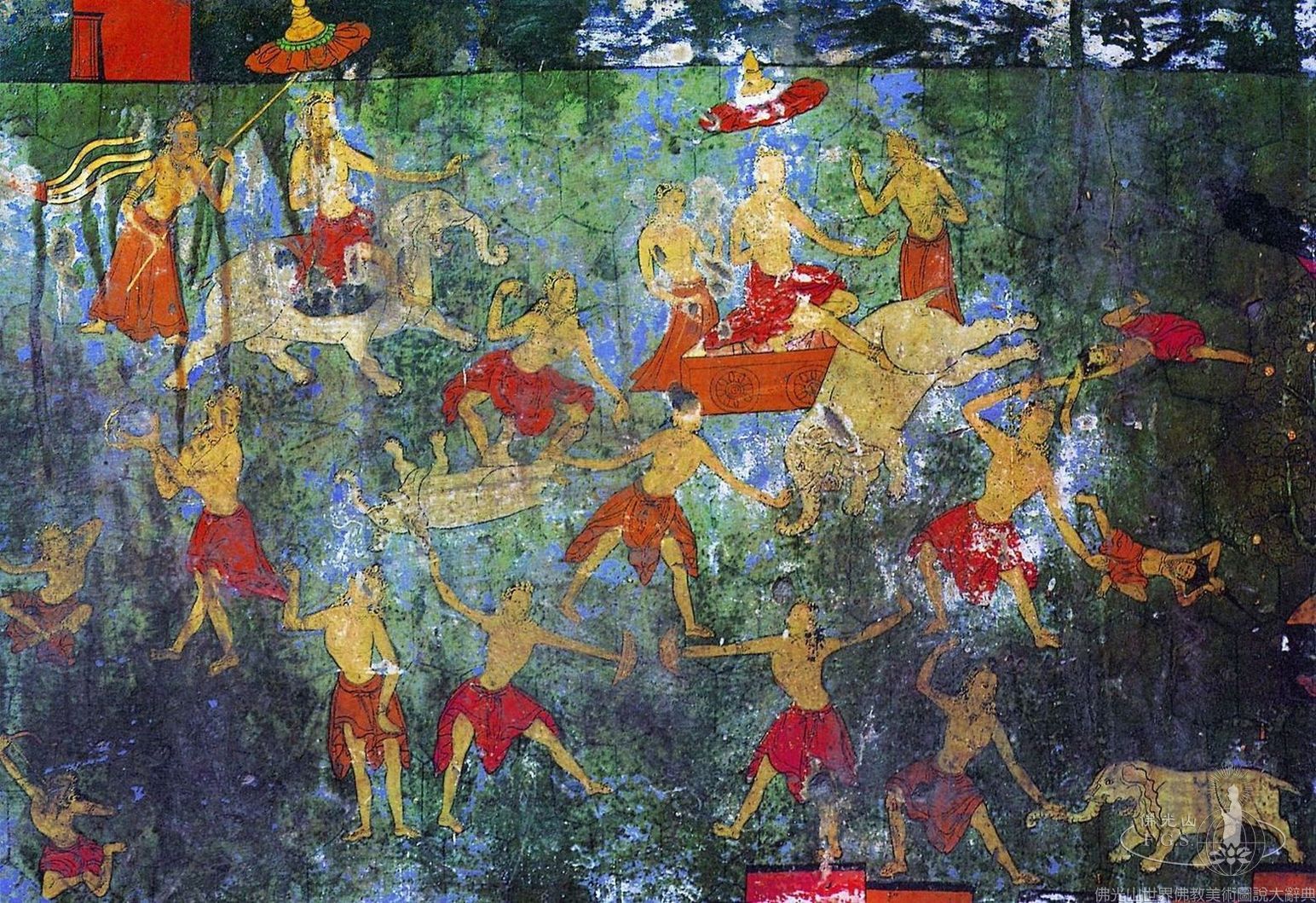 Guge White Temple:Life of the Buddha