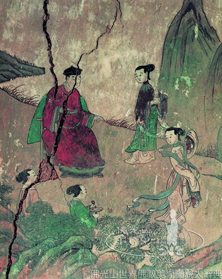 Zhenguo Temple Building of the Three Buddhas Murals