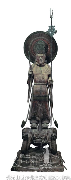 Horyuji Temple Golden Hall: Four Heavenly Kings