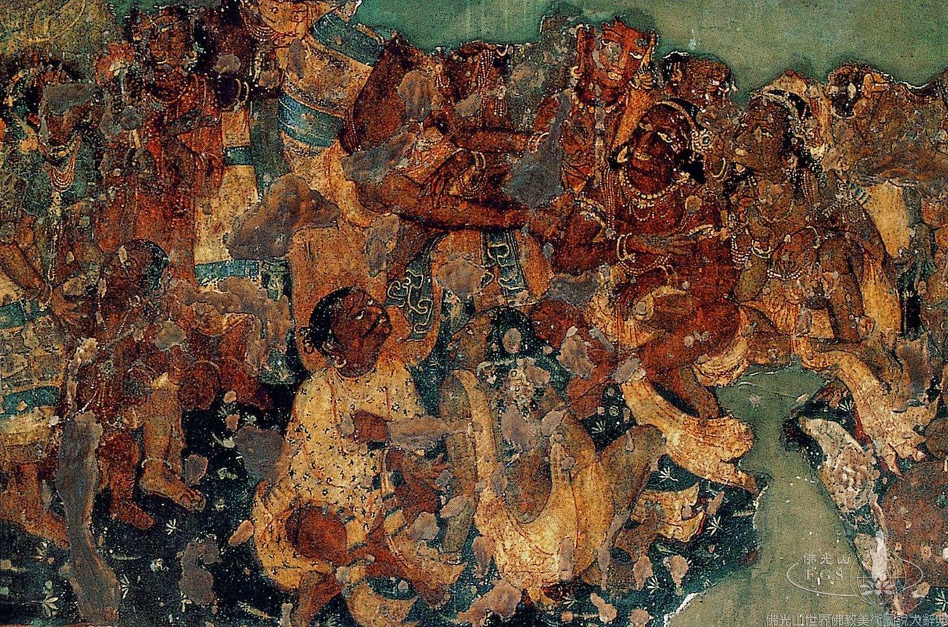 Ajanta Cave 1: Campeya Jataka