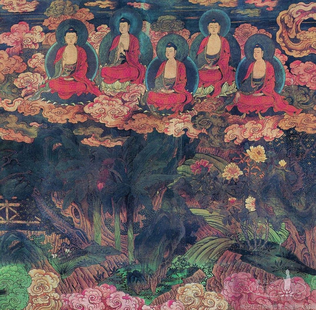 Fahai Temple Great Hero Hall: Buddhas and Bodhisattvas on Clouds