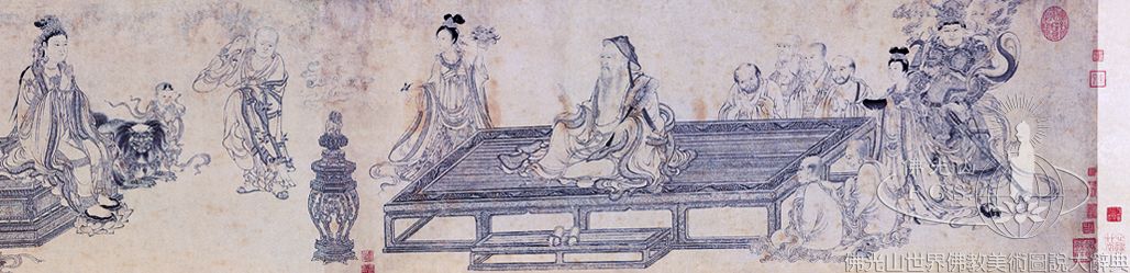 Vimalakirti Teaching the Dharma