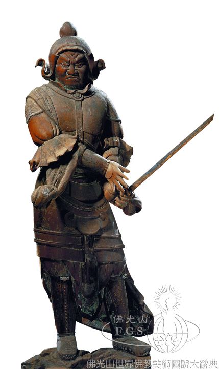 Toshodaiji Temple Golden Hall: Four Heavenly Kings