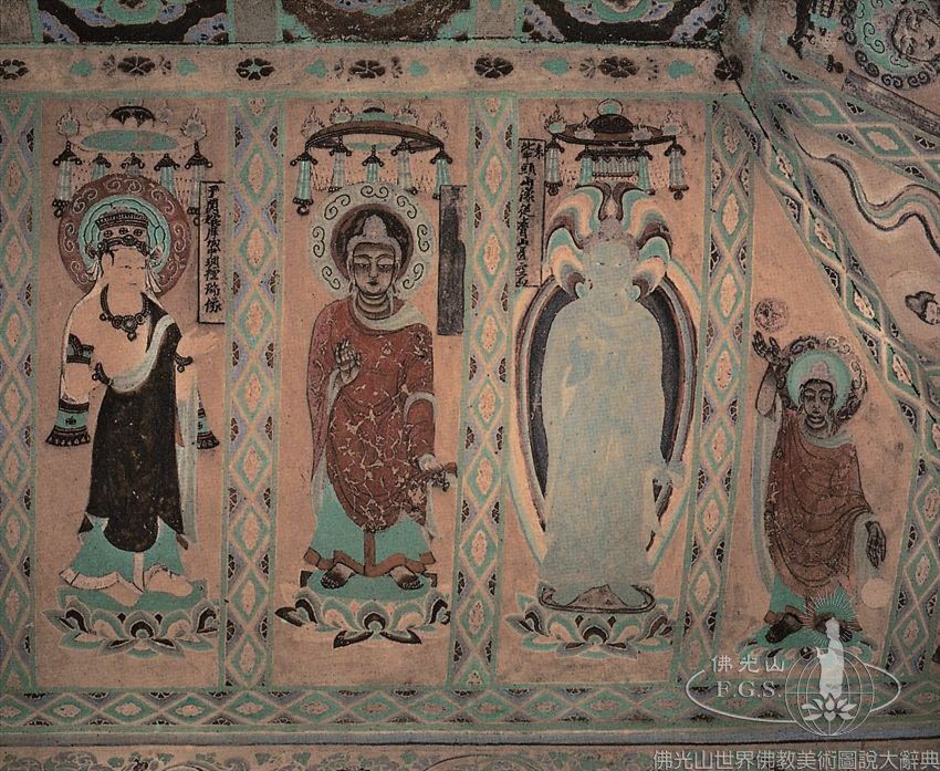Mogao Cave 231: Illustration of the Maitreya Sutras