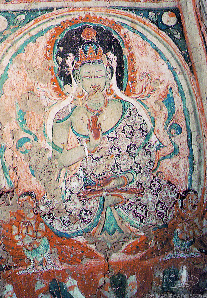 Mangyu Gateway Stupa: Five Dhyani Buddhas