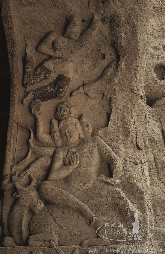 Yungang Grotto 8: Mahesvara