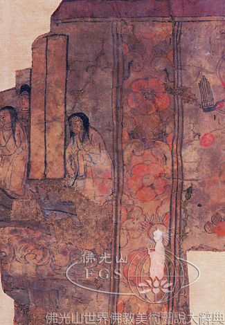 Mogao Cave 17: Illustration of the Sutra on the Descent of Maitreya