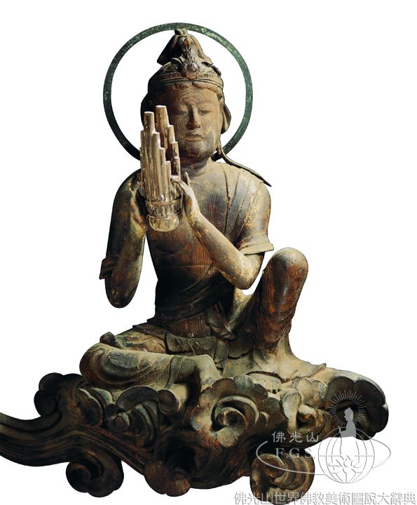 Byodoin Temple Phoenix Hall: Figures Making Offerings